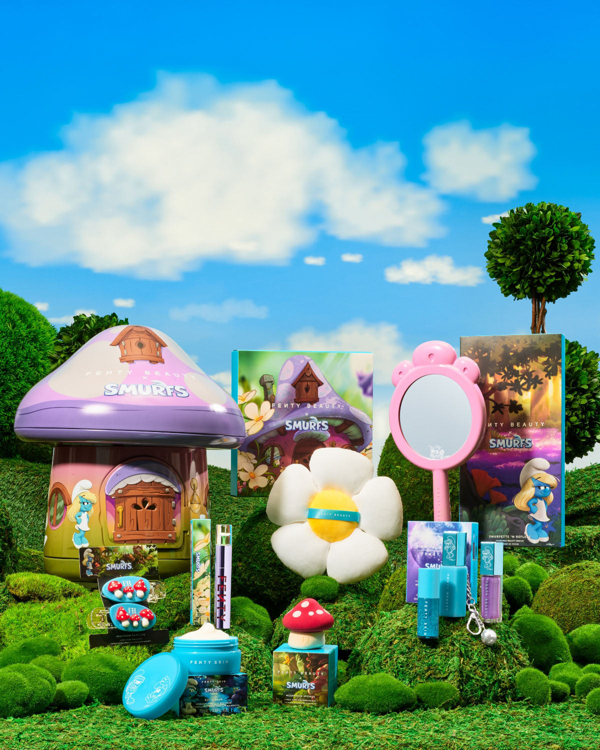 Fairy Bomb Smurfette Daisy Flower Shimmer Puff ¡ª Smurf'Sugar